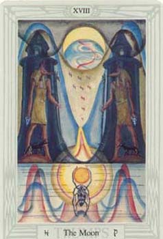Månen Tarotkort